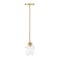 Designers Fountain Summer Jazz 60 Watt 1-Light Brushed Gold Transitional Pendant Light with Clear Glass Shade D310M-5P-BG - alternate 8